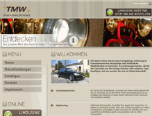 Tablet Screenshot of limousine-austria.com